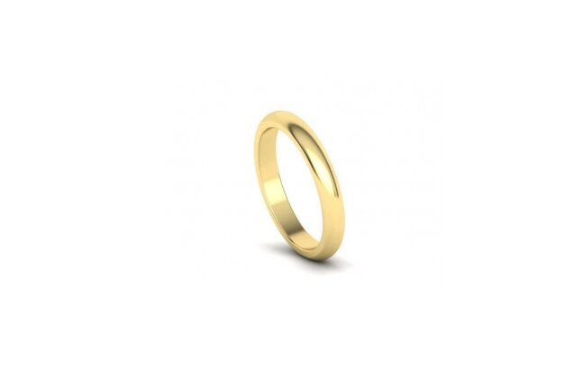 טבעת נישואין צהוב