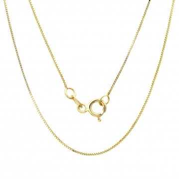 14k-Yellow-Gold-.50-mm-Box-Chain-Necklace-(14-30-Inch)