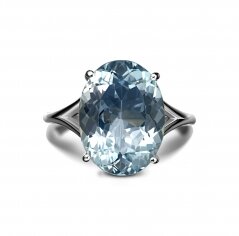 טבעת בלו טפוז ים כחול - 